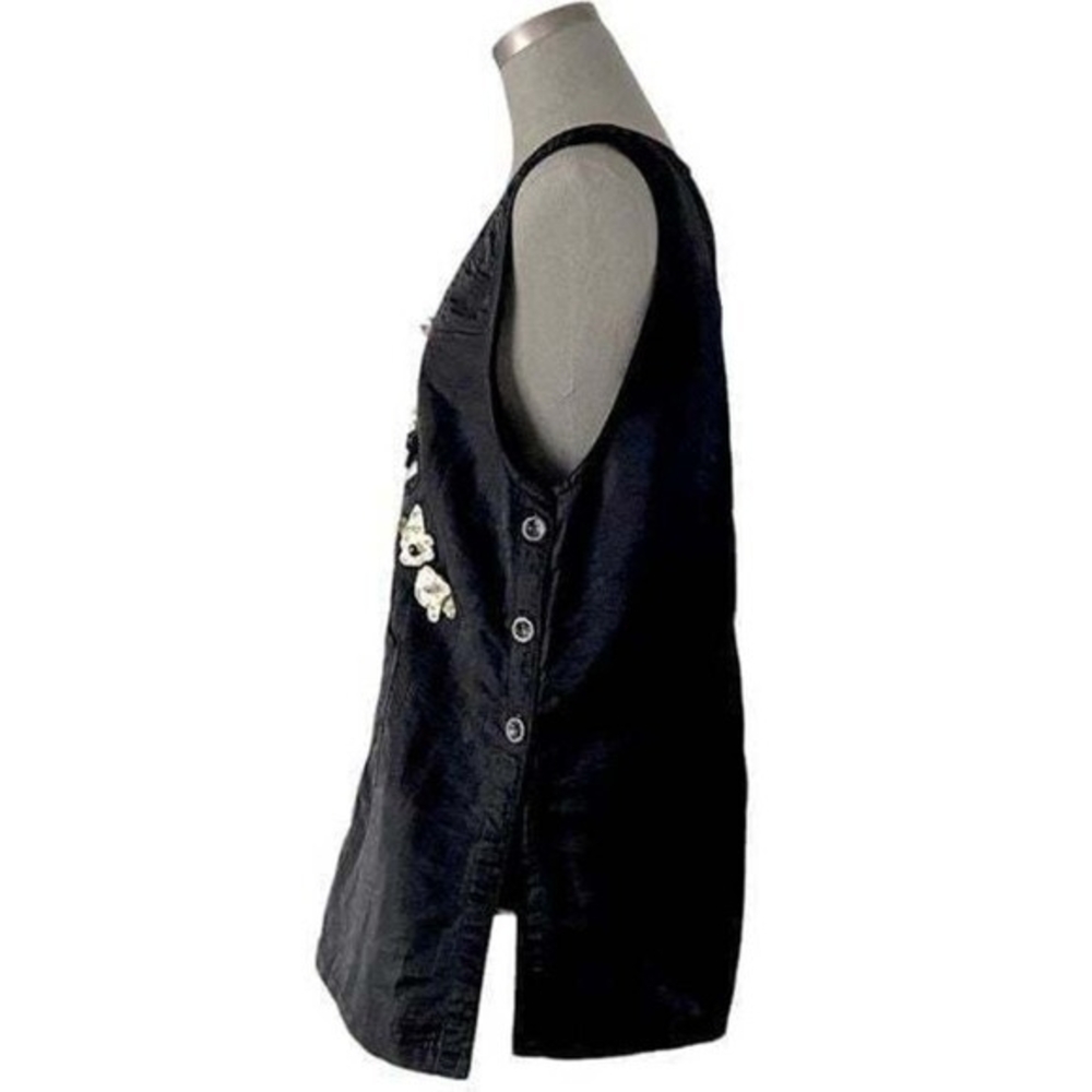 Women's Black Premium Loose Fit 3D Stylist Apron Dress S-L Professional EXC - Picture 7 of 10